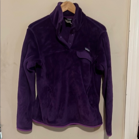 Patagonia Deep Purple Fleece Jacket - Picture 1 of 2